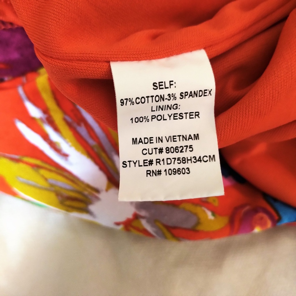 Bright Strapless Dress by Chris McLaughlin EUC 12 - Picture 5 of 5